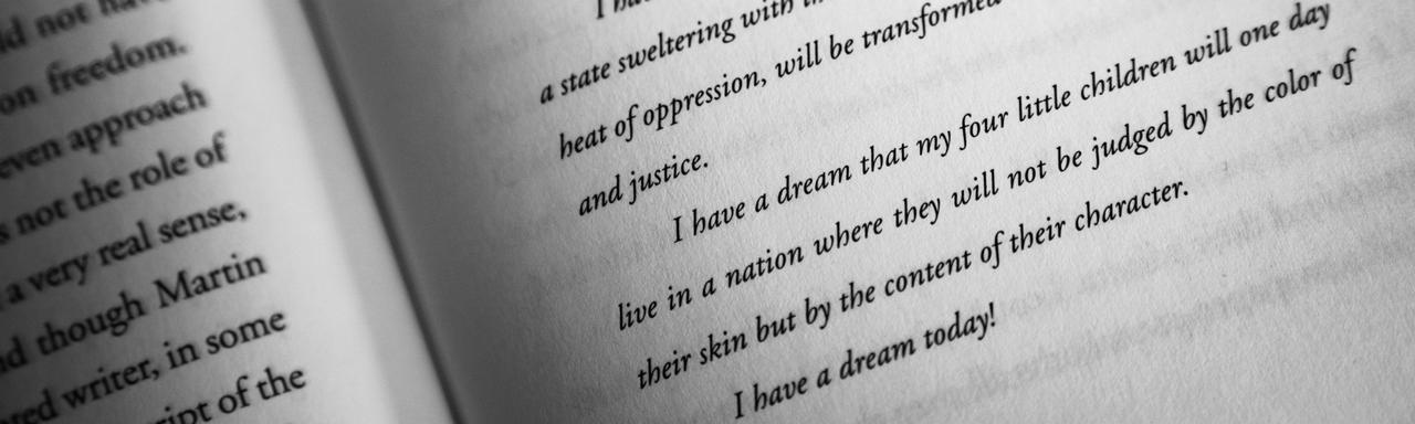 Portion of MLK Jr Speech
